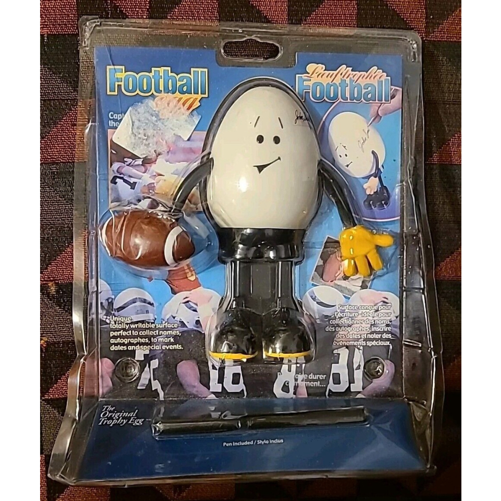Grand The Original Trophy Football Egg With Pen New